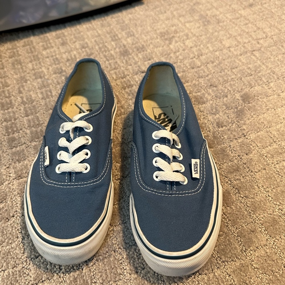 Vans authentic shoe blue